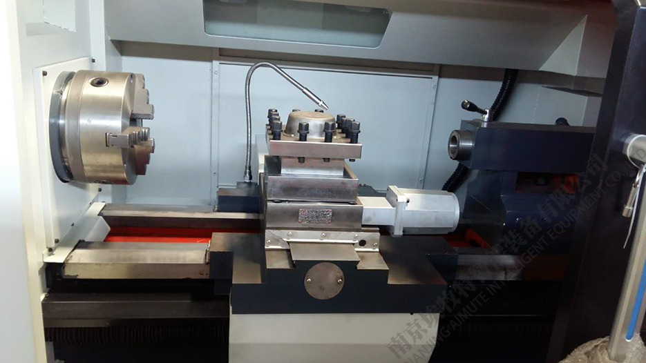 河北陳總收到CK6180臥式車床現場驗機對我（wǒ）們質量很滿意