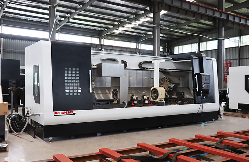 中驅動數控雙麵車床